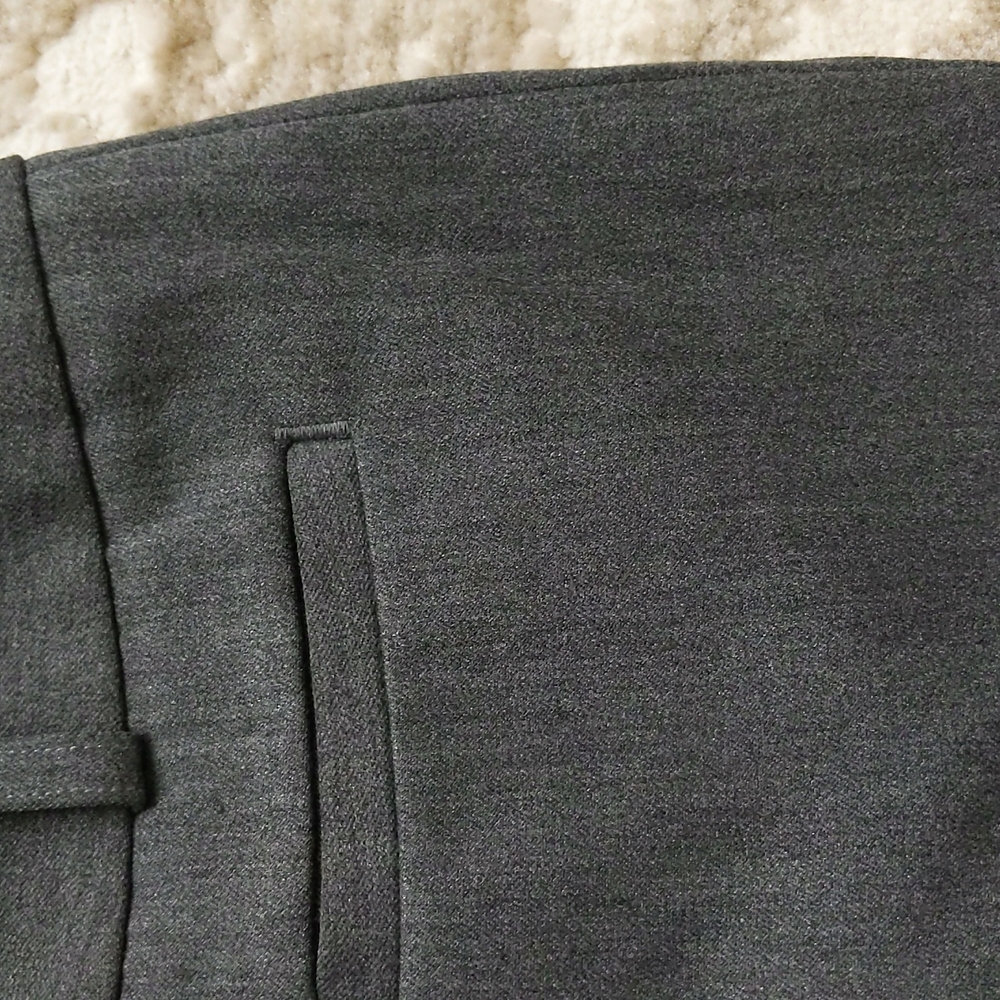 Express Editor Heathered Viscose Blend Trouser Pa… - image 6